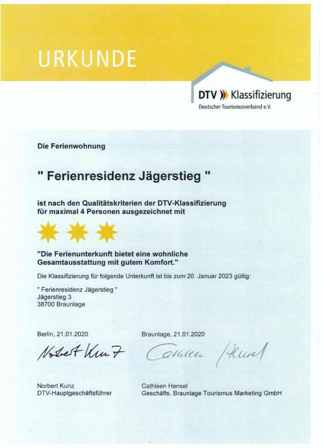 Ferienresidenz Jaegerstieg / Fewo Kruse Braunlage Esterno foto